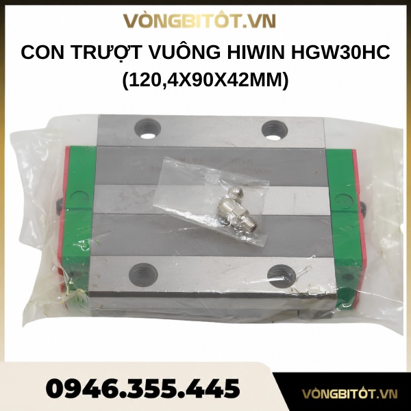 Con trượt vuông HIWIN HGW30HC (120,4x90x42mm)