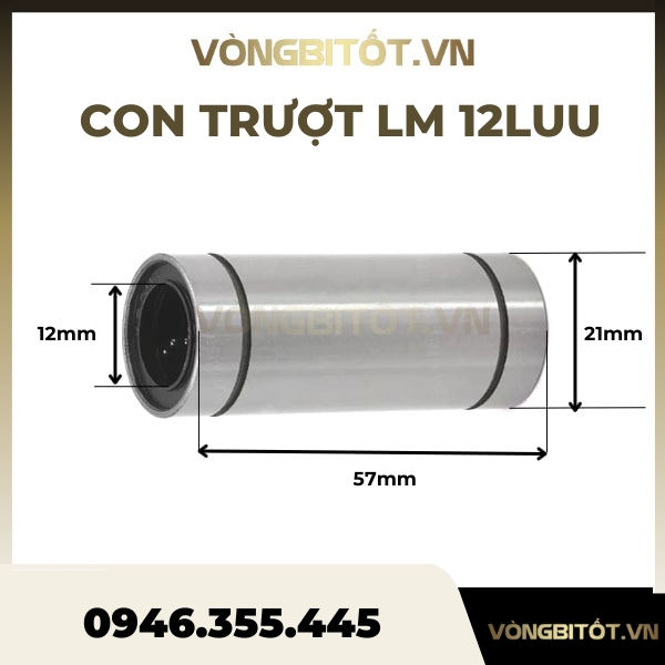 Con Trượt Tròn Ф12 (LM12UU/ LM12LUU)