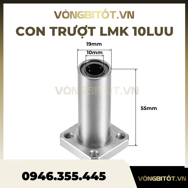 Con Trượt Tròn LMK10 (Đế Vuông Ф10)