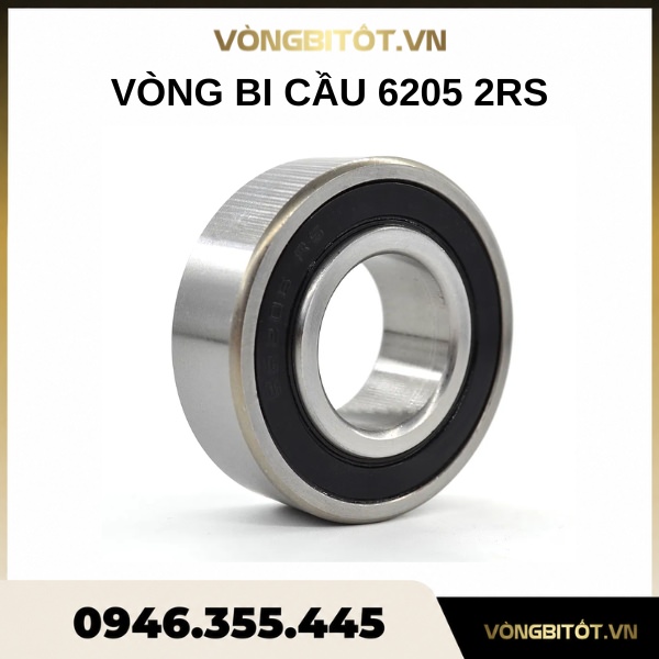 Vòng bi 6205 2RS (25x52x15mm)