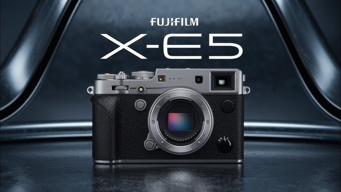 Fujifilm X-E5 lộ diện trước giờ G: Thiết kế hoài cổ, trang bị ống kính pancake F2.8 mới