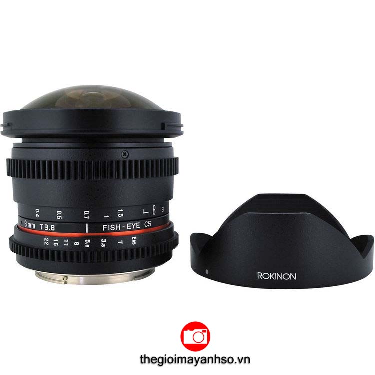 Rokinon 8mm T3.8 Cine Fisheye CS for Canon