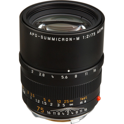 Ống kính Leica APO-Summicron-M 75mm f/2 ASPH Black. Lens (Leica M)