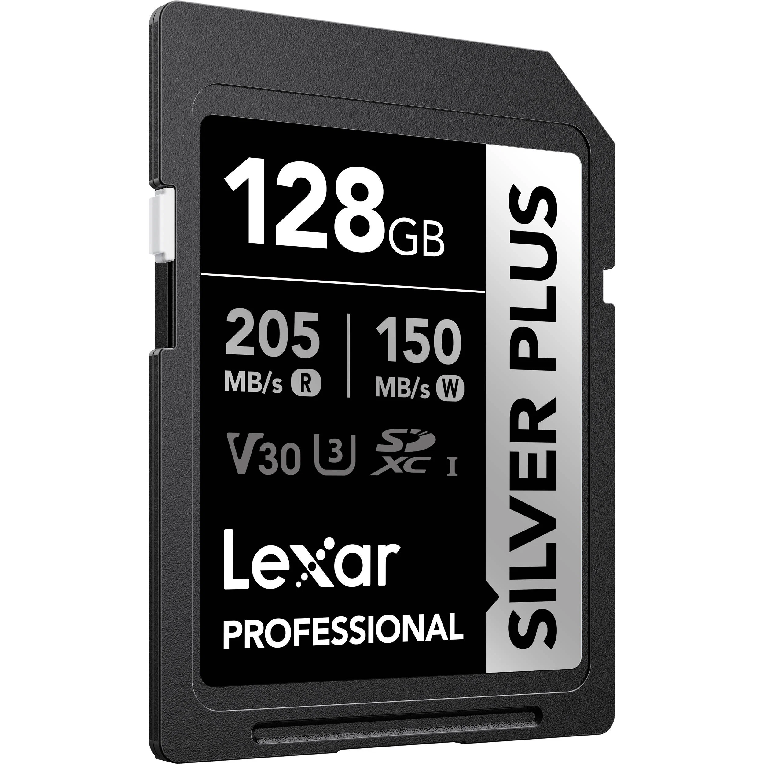 Thẻ nhớ SD Lexar 128GB Professional SILVER PLUS UHS-I V30 205MB/s