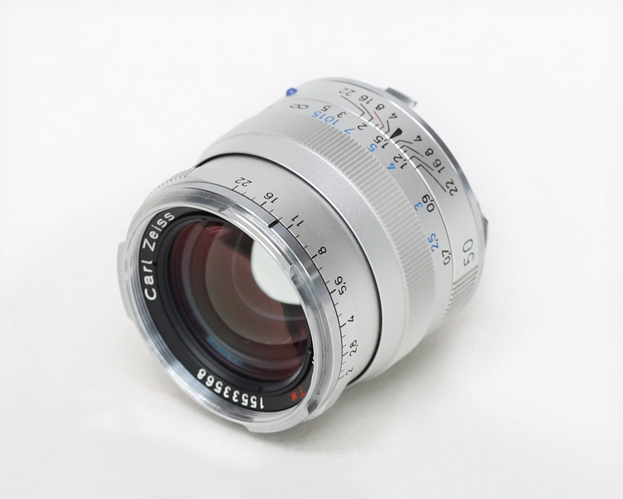 Carl Zeiss Planar T* 50mm f/2 ZM Lens (Silver)