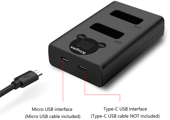 Bộ pin sạc Kingma DB-110 cho Ricoh, Mới 100%