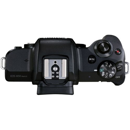 Máy ảnh Canon EOS M50 Mark II (Black) + Kit 15-45mm f/3.5-6.3 IS STM