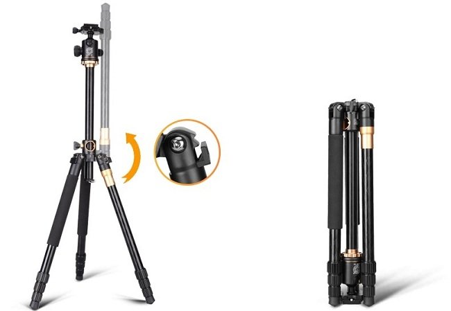 Chân máy ảnh Tripod Beike Q-999H