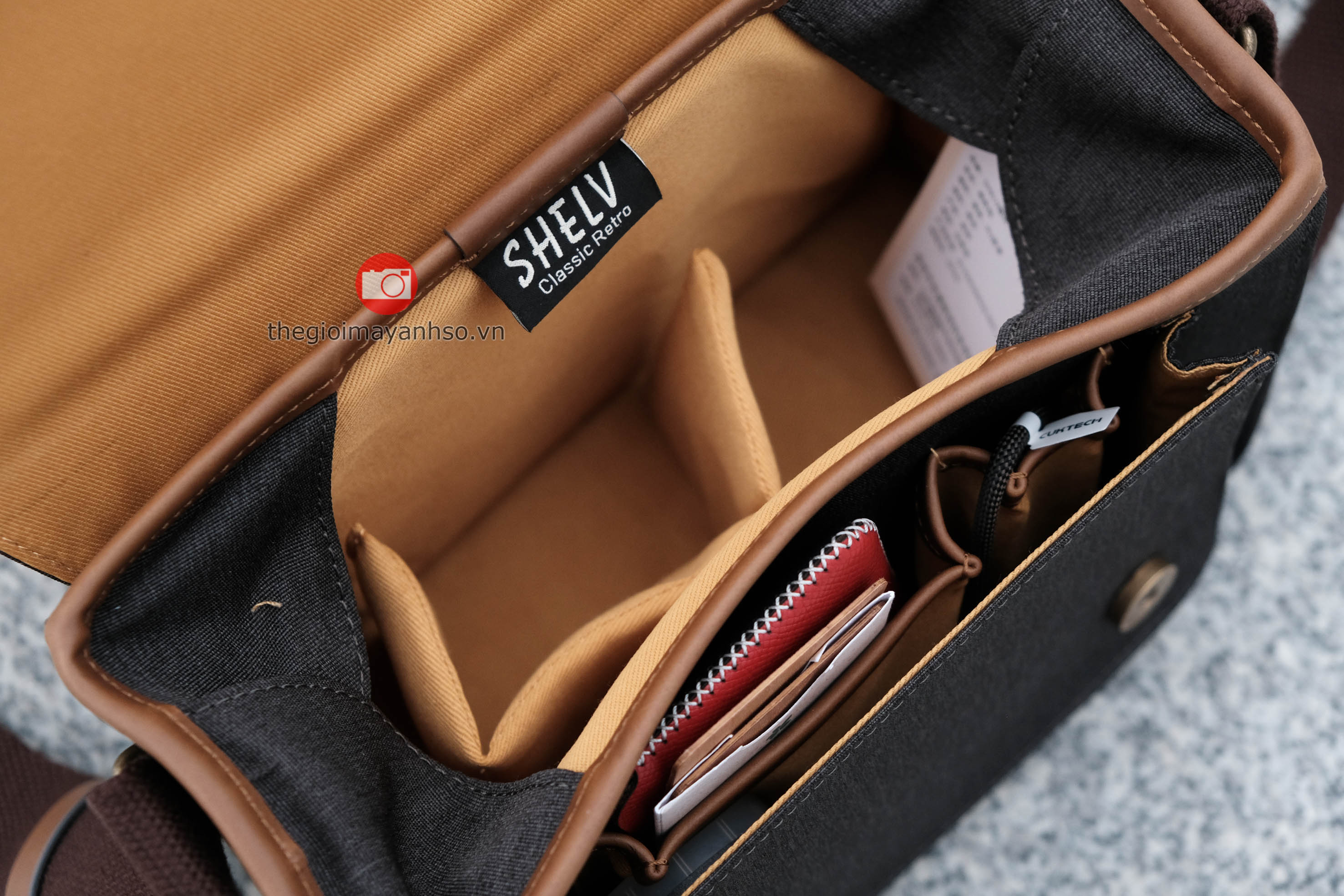 Túi đeo chéo để máy ảnh thời trang SHELV