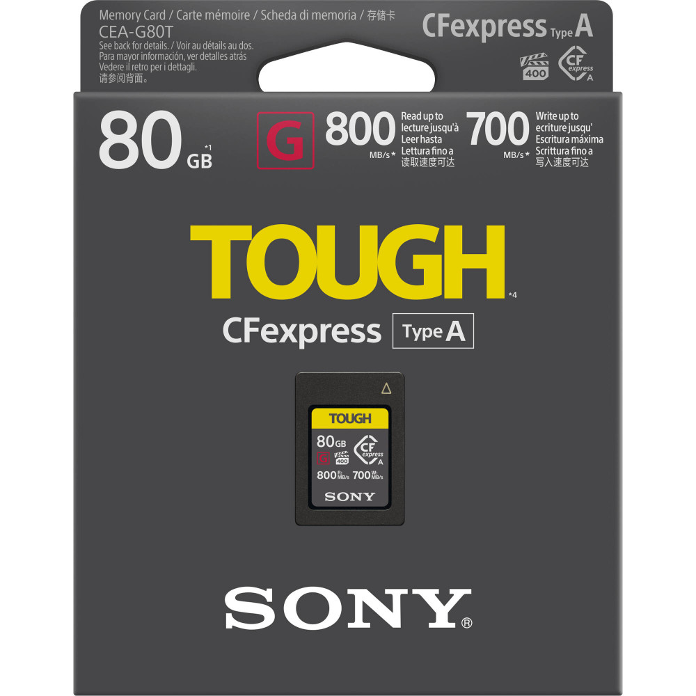 Thẻ nhớ Sony CFexpress Type A 80GB 800MB/s (CEA-G80T) | Chính Hãng