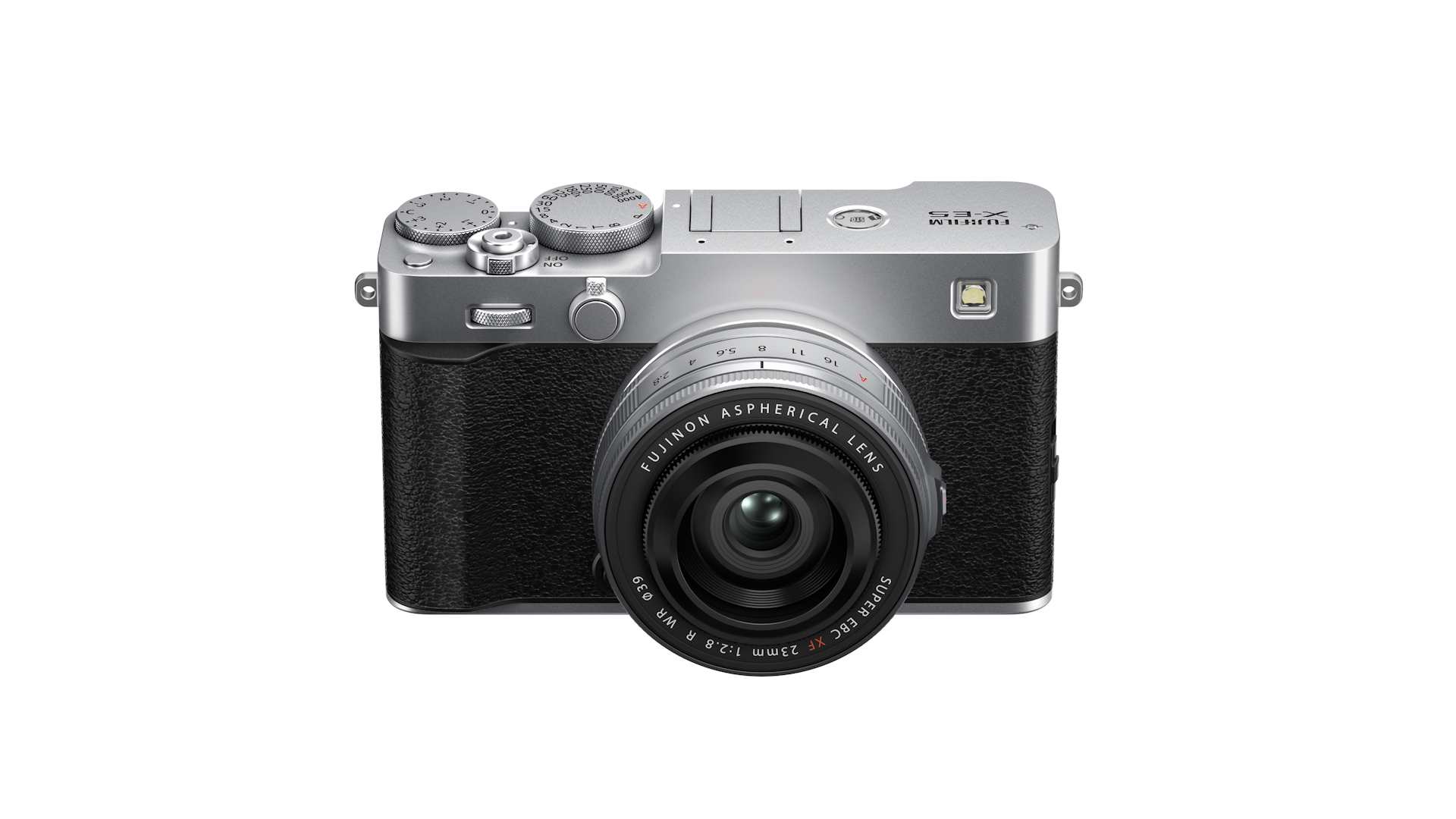 Máy Ảnh Fujifilm X-E5 + Lens XF 23mm F/2.8 R WR (Silver) | Chính Hãng