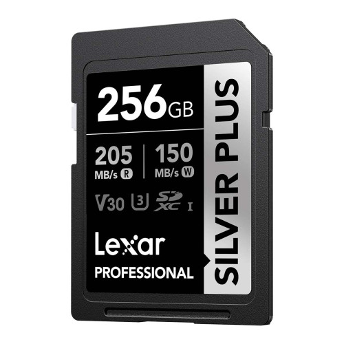 Thẻ Nhớ Lexar SDXC 256GB Silver Plus 205MB/s 150MB/s | Chính Hãng