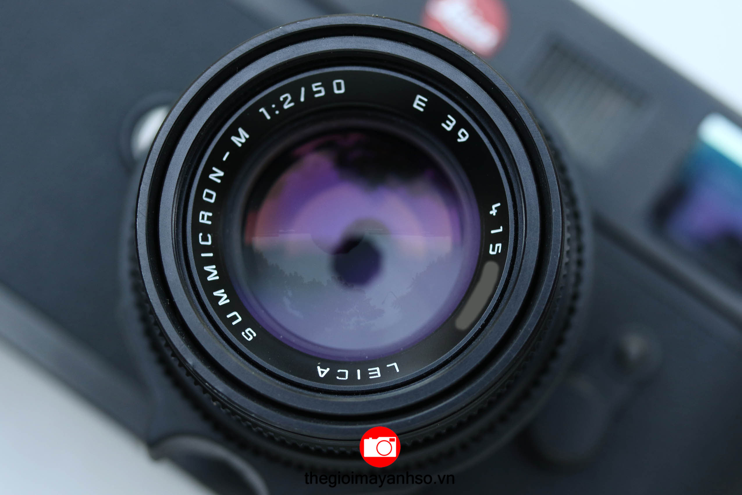 Ống Kính Leica 50mm f:2 Summicron-M V5 Black