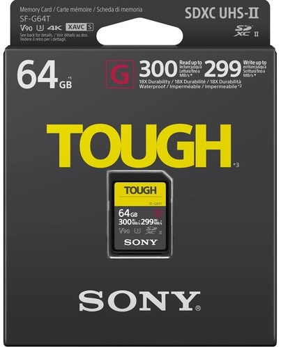 Thẻ nhớ Sony SF-G Tough UHS-II SDHC 64GB (Chính Hãng)
