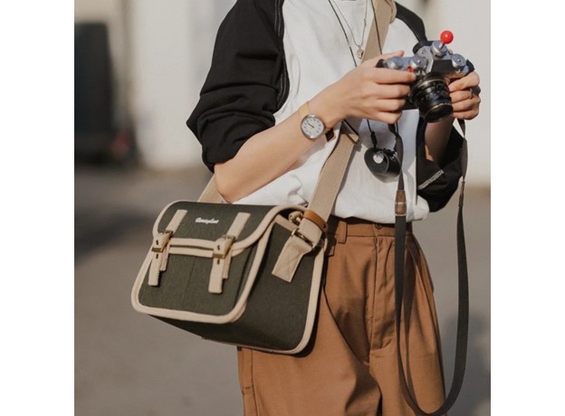 Túi máy ảnh Herringbone Timecode Small (Navy - Olive - Charcoal - Brown)