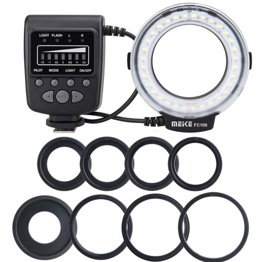 Đèn Meike MK-FC100 LED Macro Ring Flash Light
