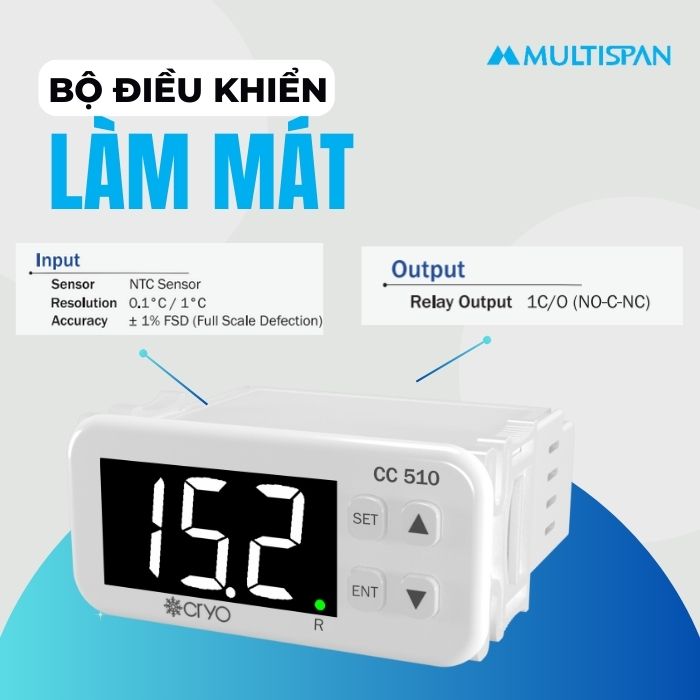 Bộ điều khiển làm mát CC-510 Multispan