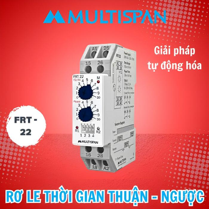 Rơ Le Thời Gian Multispan Thuận Ngược FRT - 22