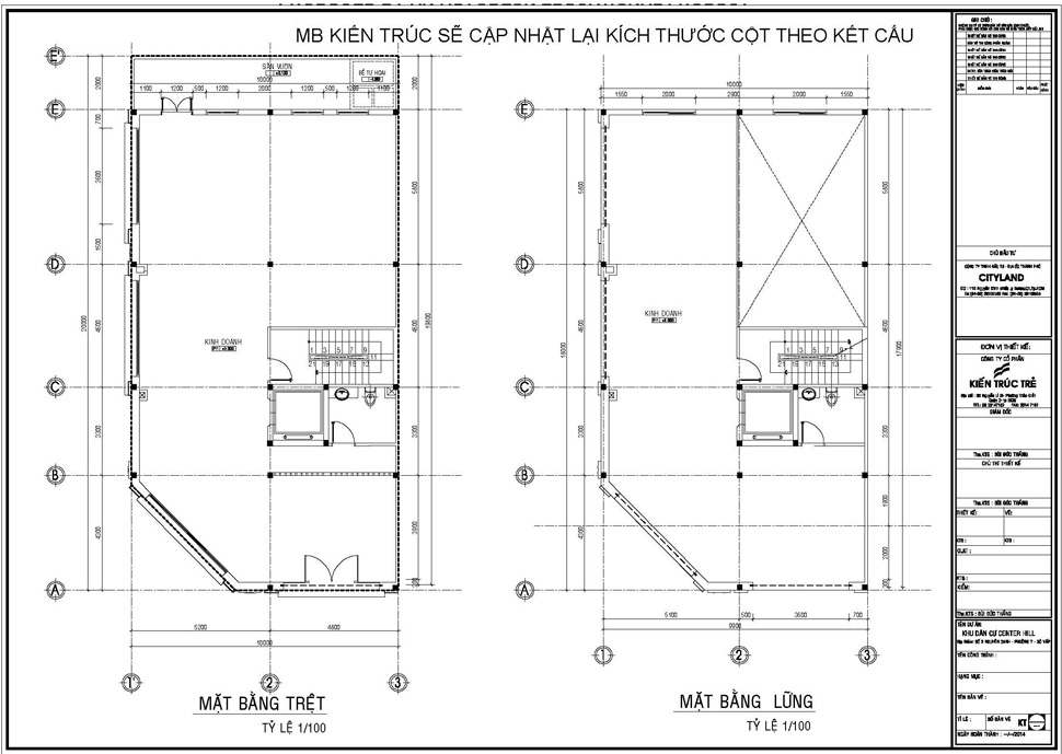 Mẫu K2G1 (192m2)