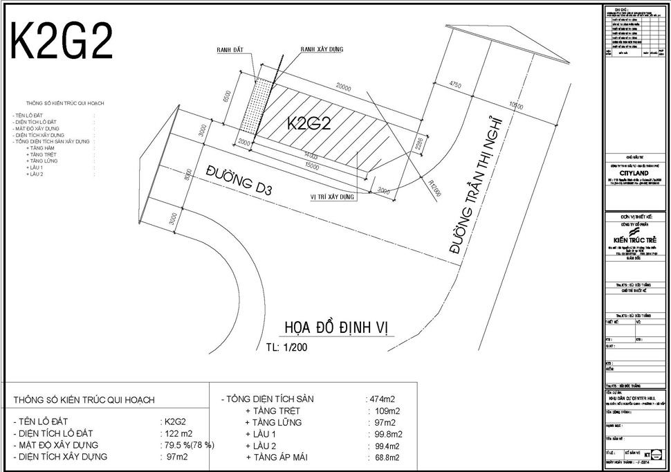 Mẫu K2G2 (122m2)