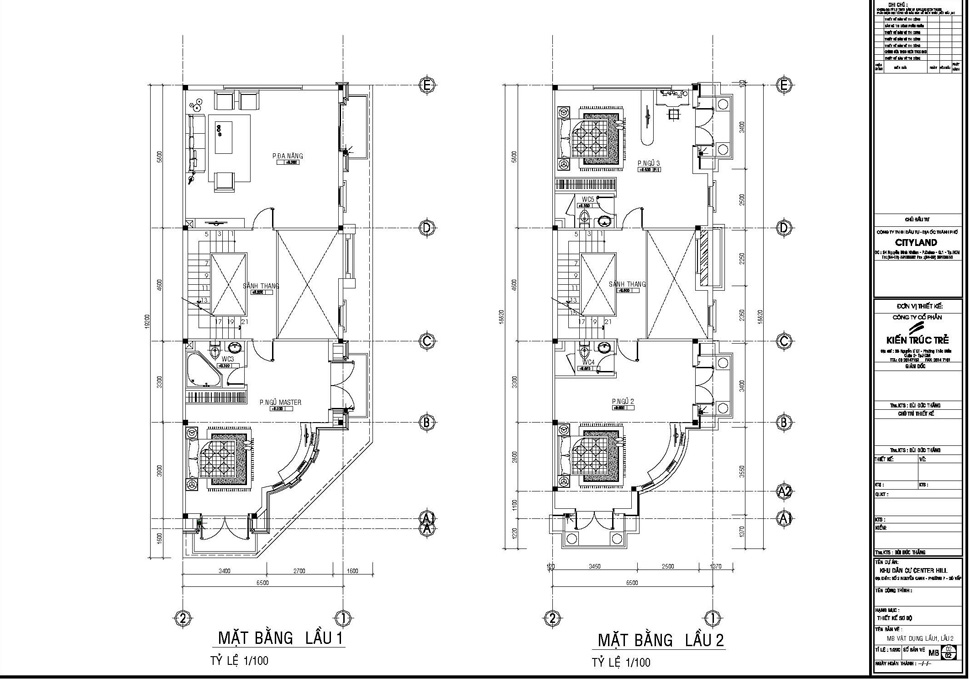 Mẫu K2G2M (100.29m2)