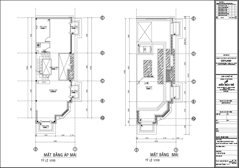 Mẫu K2G2M (100.29m2)