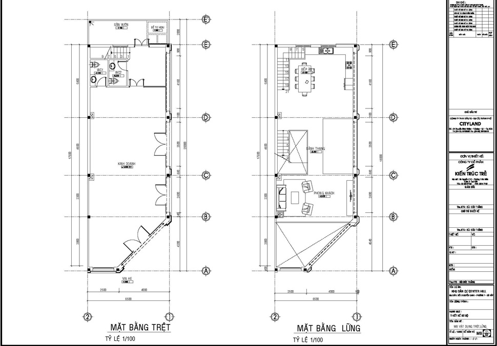 Mẫu K2G2M (100.29m2)