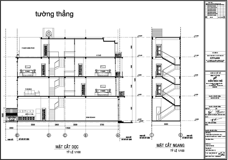 Mẫu K1 (100m2)