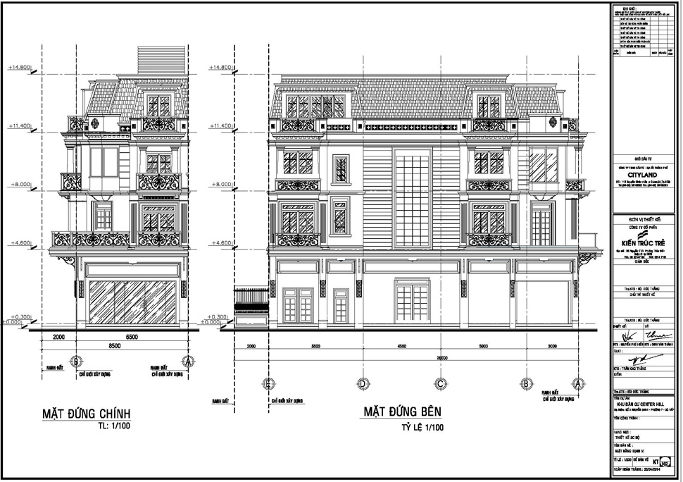 Mẫu K1G2 (170m2)