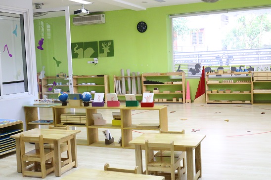 Cơ sở vật chất trường mầm non Star Montessori International School - SMIS tại quận Cầu Giấy và quận Hai Bà Trưng, Hà Nội (Ảnh: website trường)