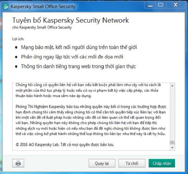 Hướng dẫn cài Kaspersky Small Office Security 5