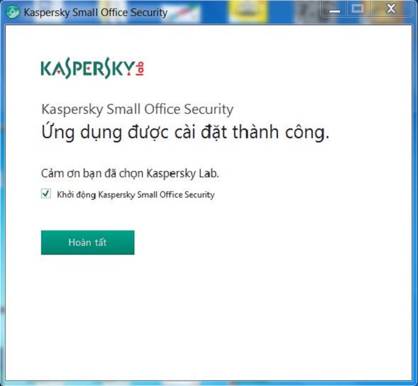 Hướng dẫn cài Kaspersky Small Office Security 5