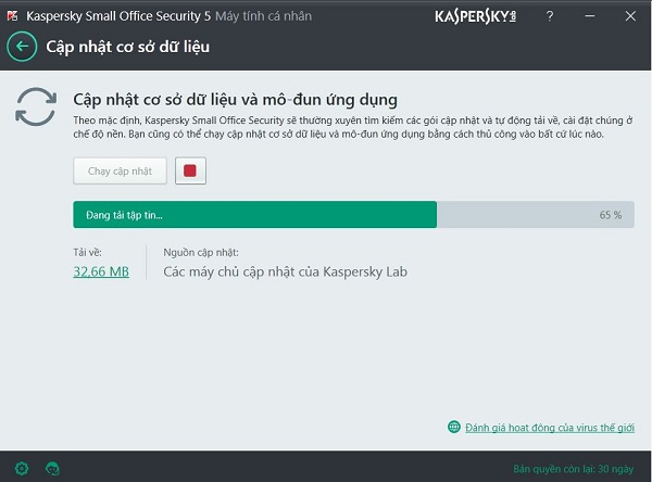 Phần mềm diệt virus Kaspersky Small Office Security giúp doanh nghiệp an toàn trên internet