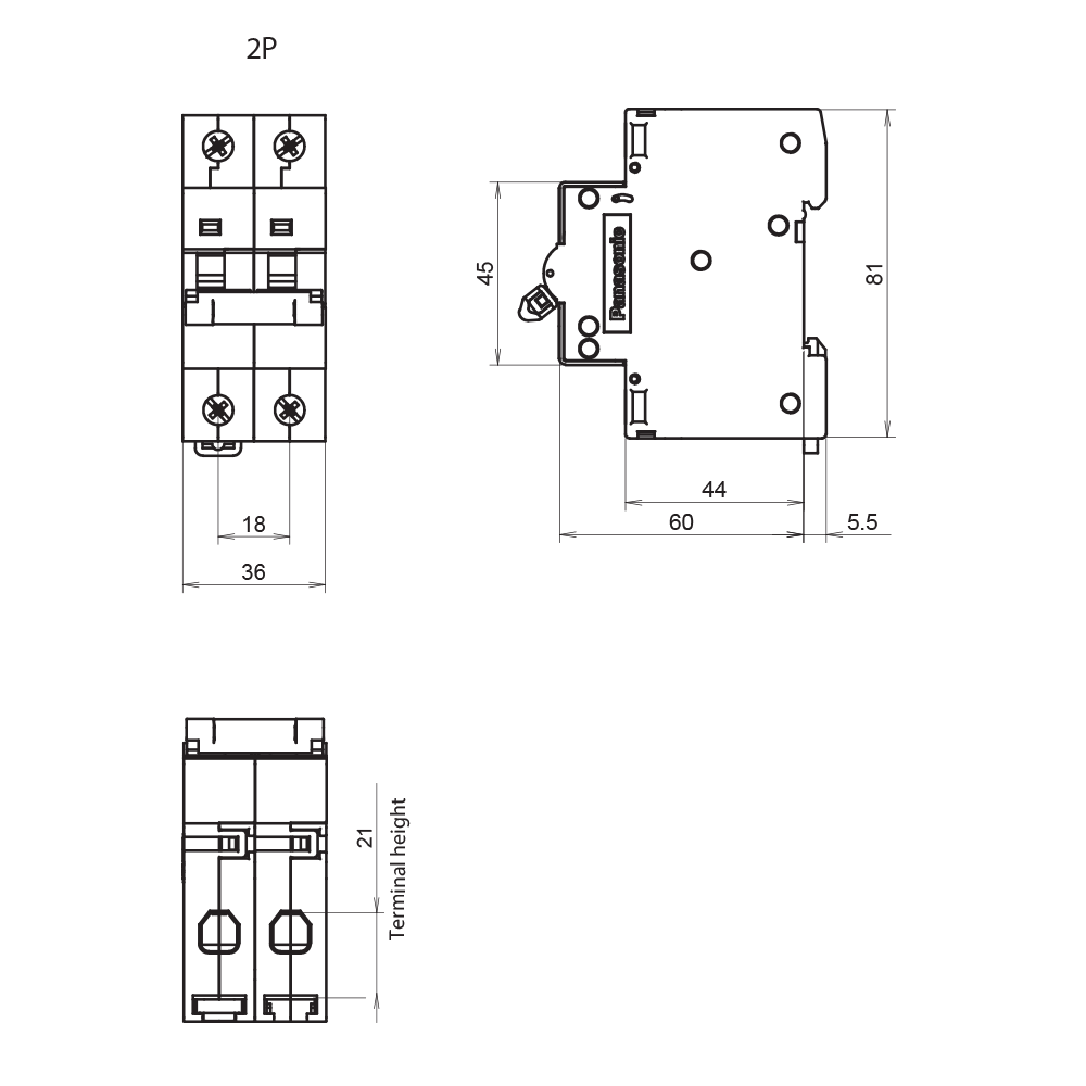 Cầu dao tự động DIN MCB 2P - BBD2252CNV