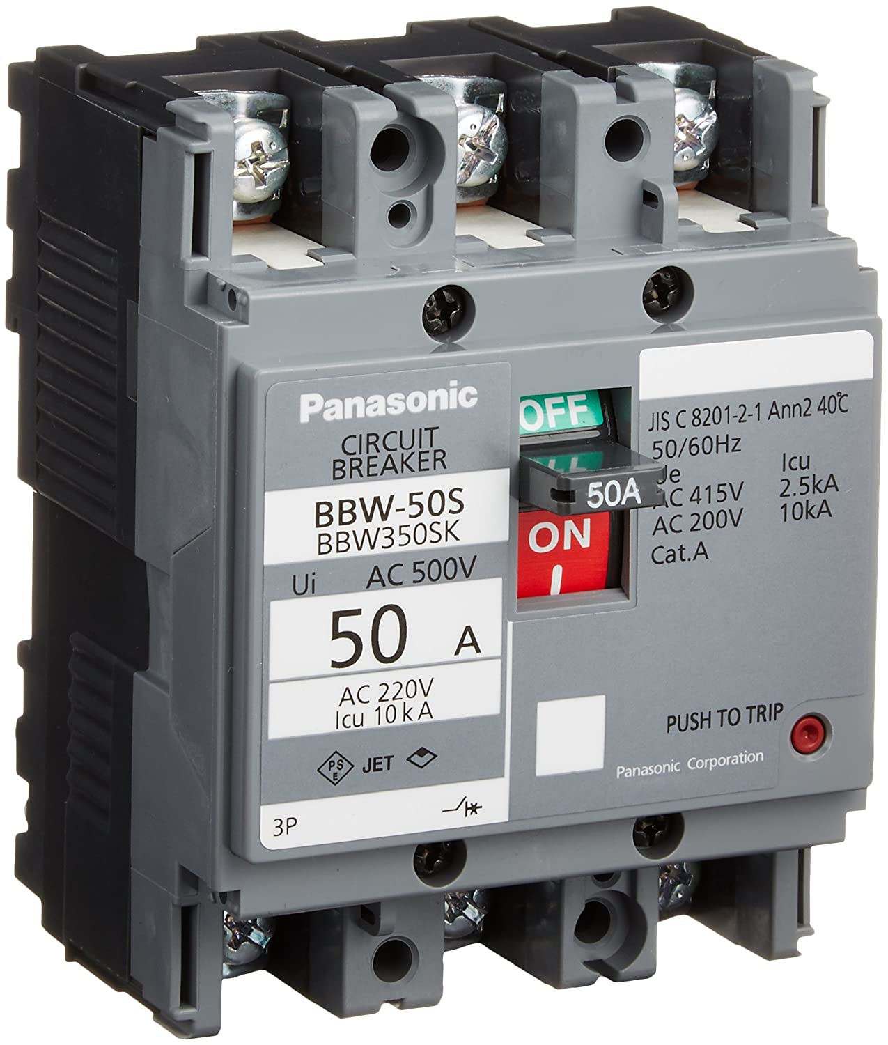 Cầu dao bảo vệ quá tải và ngắn mạch MCCB 3P - BBW340SKY