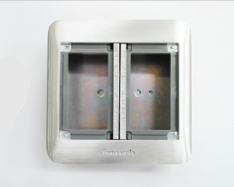 Bộ ổ cắm âm sàn chưa lắp thiết bị (Double Duplex) - DUMF3200LT-1