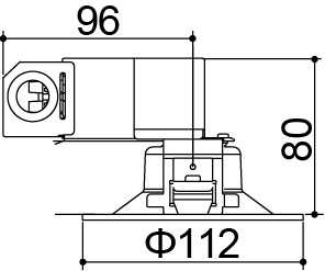Đèn LED Downlight One-Core tròn góc chiếu hẹp Panasonic 5,5W - Ø100mm - HH-LD70501K19/HH-LD50501K19