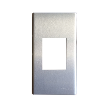 Mặt kim loại dùng riêng cho WEV1181SW / WEV1191SW / 2P MCB (bằng nhôm) - WEG65029-1