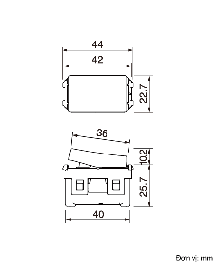 Công tắc E (4 chiều) - WEVH5004