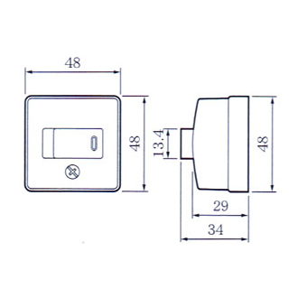 Công tắc đơn loại nổi - WSG3001