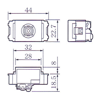 Ổ cắm TV - WZV1201W