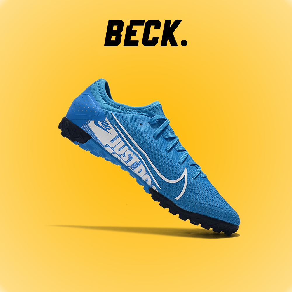 Giày Bóng Đá Nike Mercurial Vapor 13 Pro Xanh Biển Vạch Trắng HQ TF