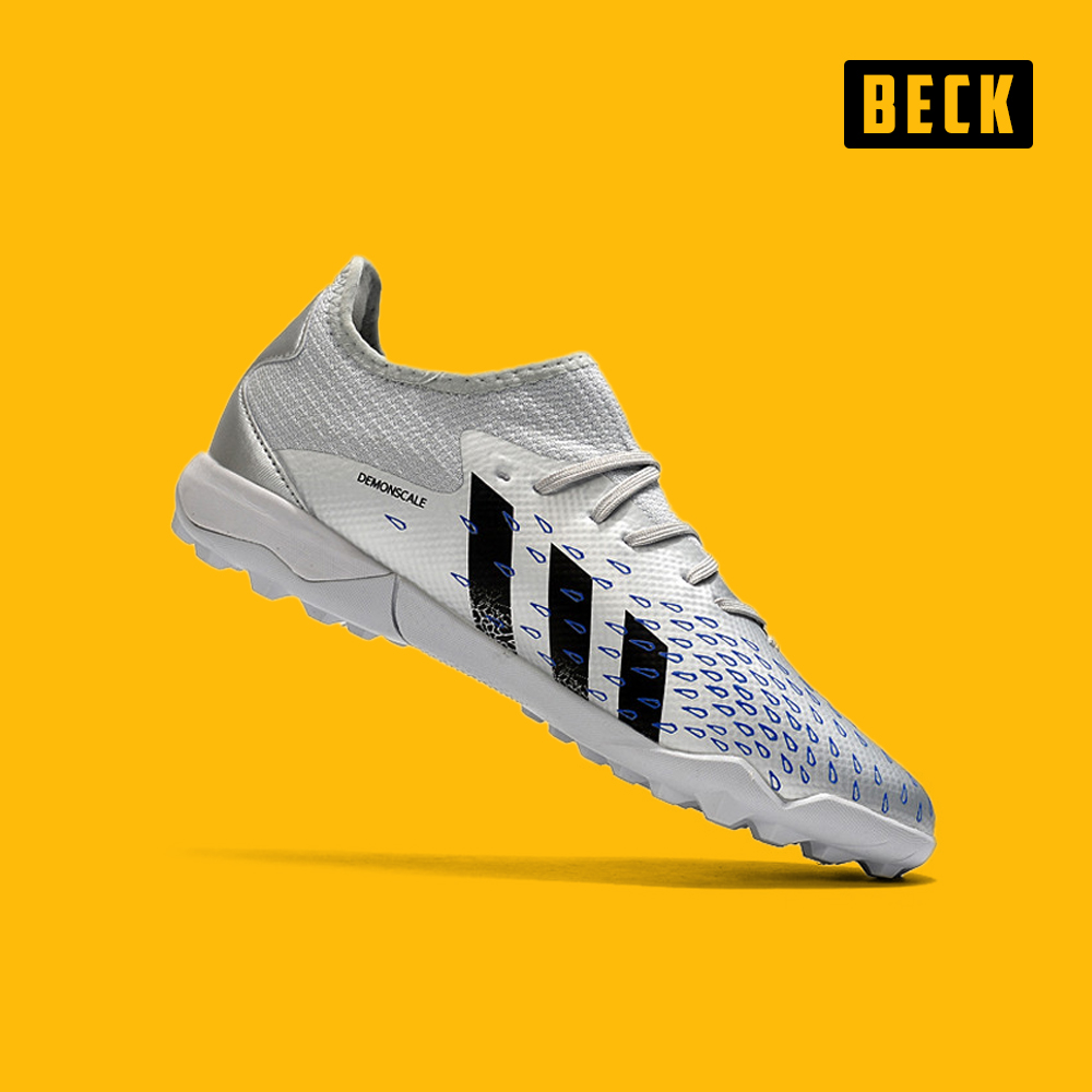Giày Bóng Đá TQ Adidas Predator Freak.3 EURO Xám Vạch Đen HQ TF
