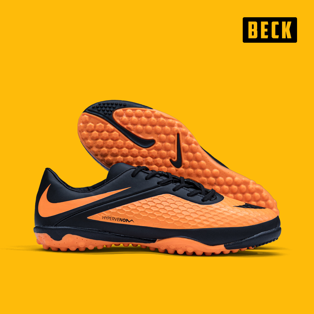 Giày Bóng Đá TQ Nike Hypervenom Phelon Đen Cam TF