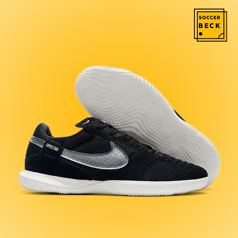 Giày Bóng Đá TQ Nike Street Gato Đen Đế Trắng IC