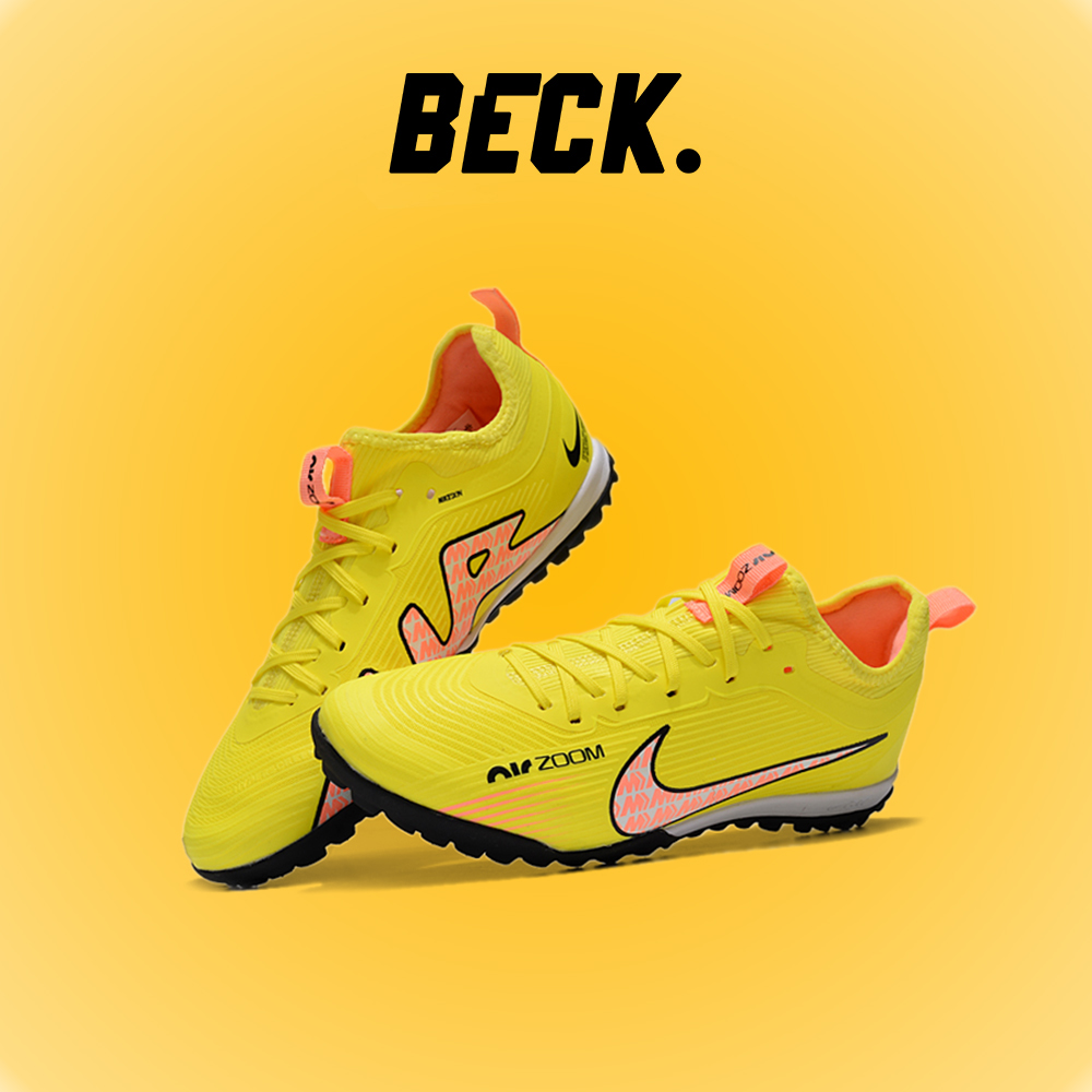 Giày Bóng Đá Trẻ Em Nike Mercurial Vapor 15 Pro Vàng Cam Cổ Lửng V2 TF