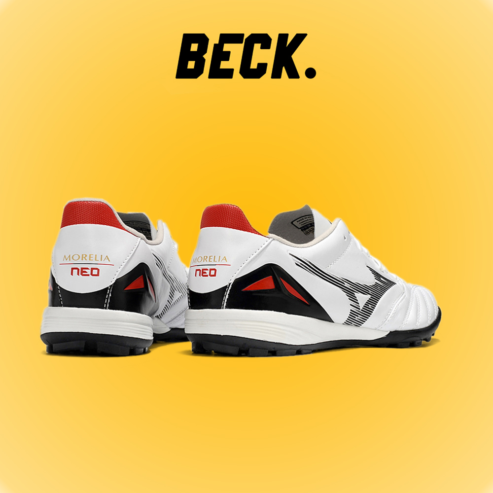 Giày Bóng Đá Mizuno Neo 4 Pro Trắng Vạch Đen TF