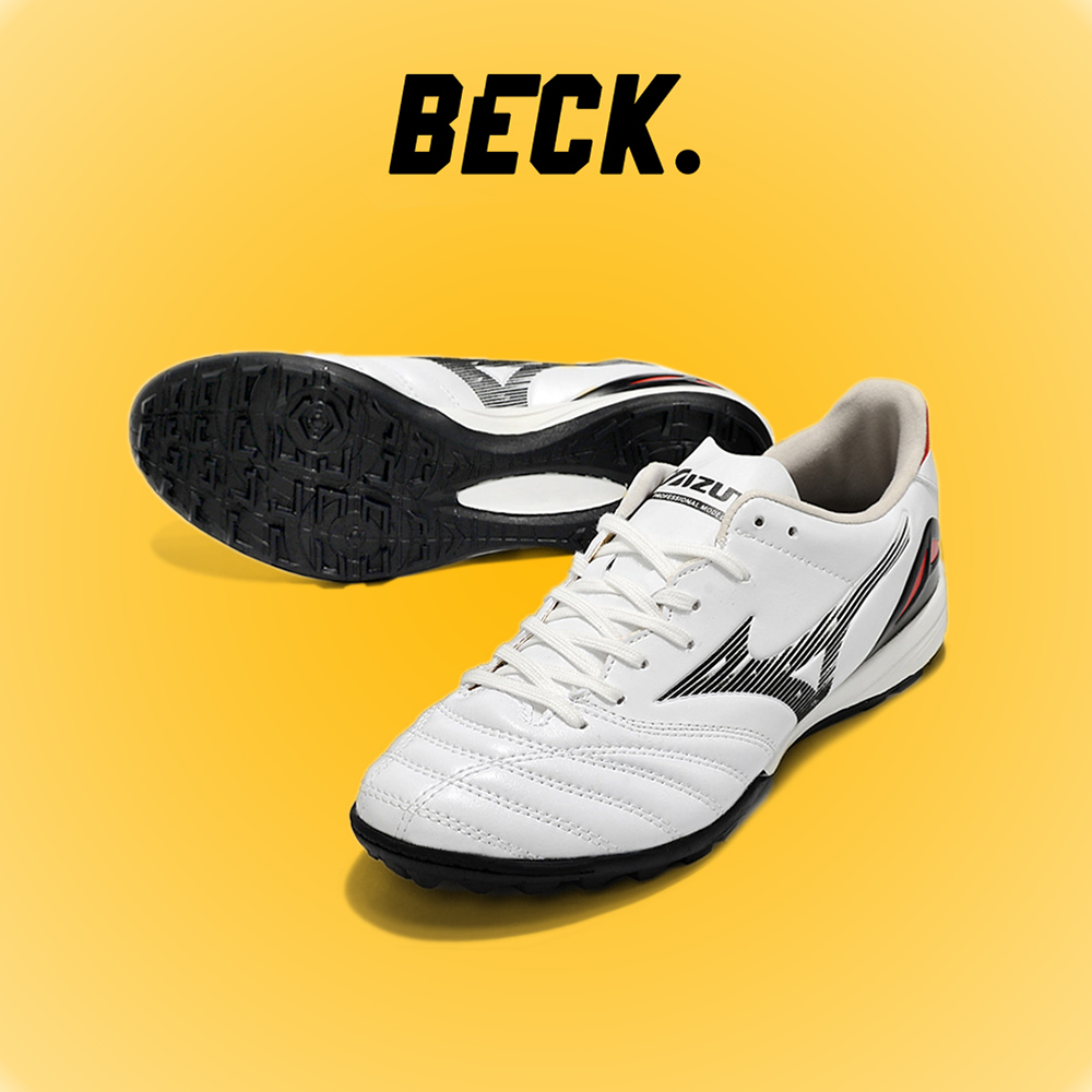 Giày Bóng Đá Mizuno Neo 4 Pro Trắng Vạch Đen TF