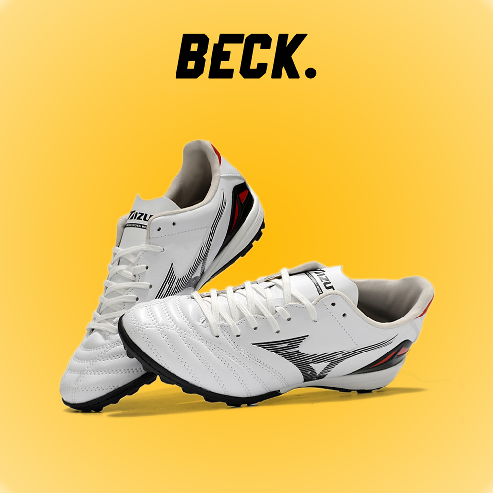 Giày Bóng Đá Mizuno Neo 4 Pro Trắng Vạch Đen TF