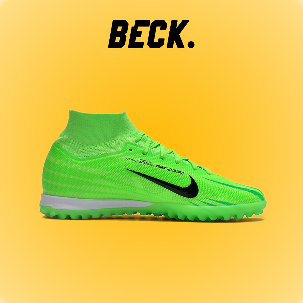 Giày Bóng Đá Trẻ Em Nike Mercurial Superfly 9 Elite MDS Xanh Lá Cổ Cao TF